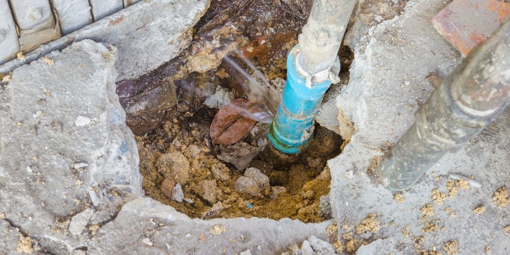 underground water leak