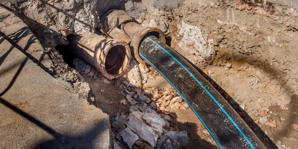 trenchless pipe bursting repair
