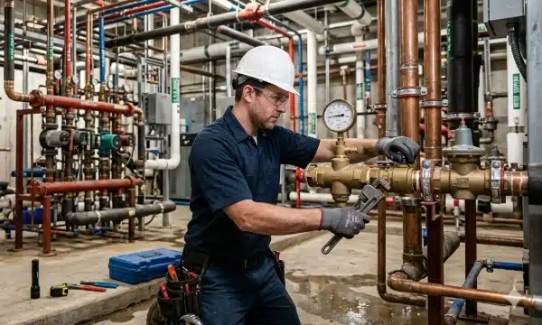 Commercial Plumbing Process
