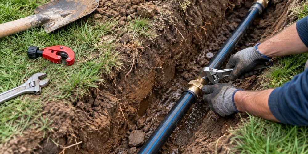 underground water line repair